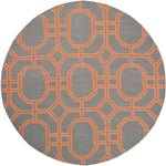 Safavieh Dhurries 860 Rug, DHU860 - Blue / Orange