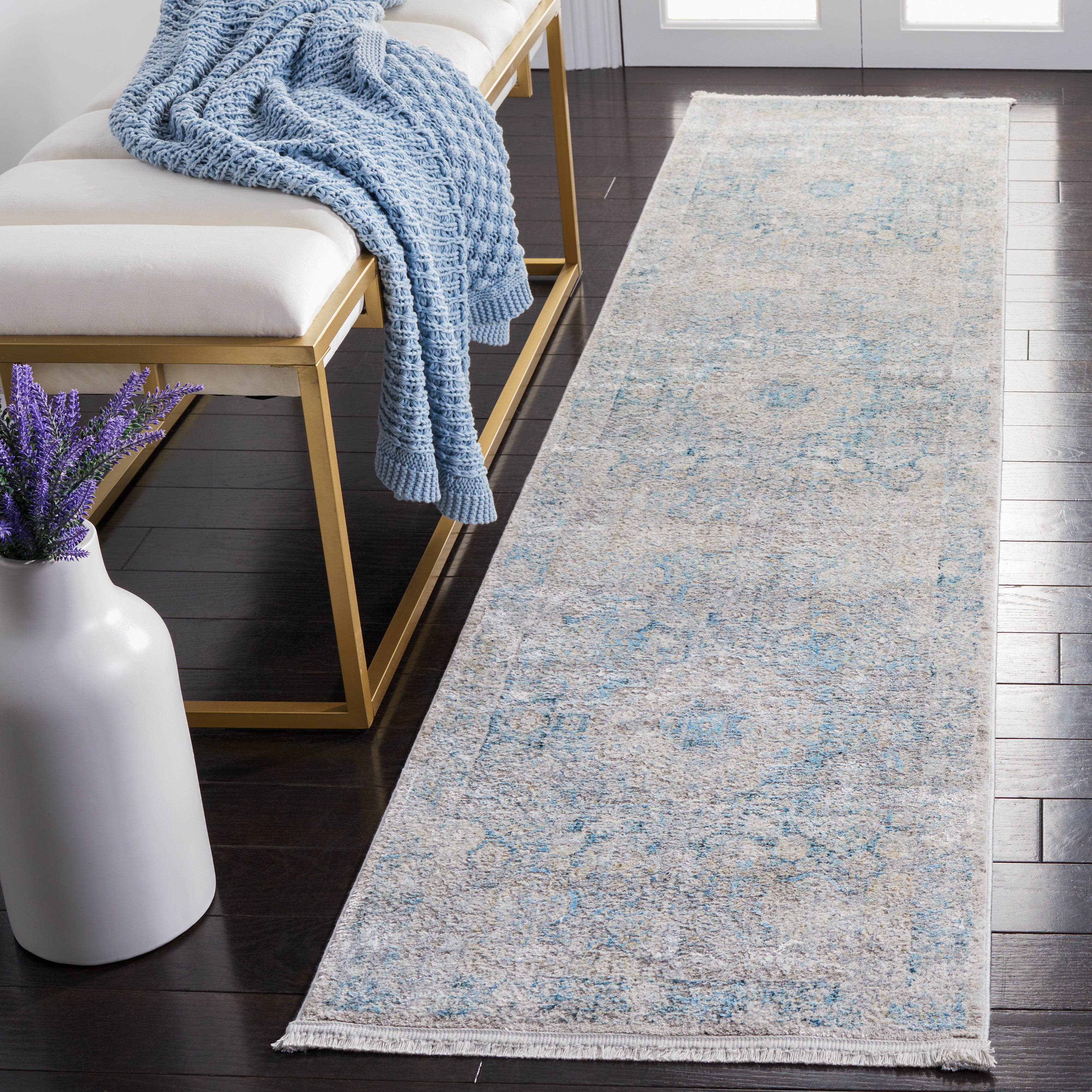 Safavieh Dream 410 Rug, DRM410 - Grey / Blue