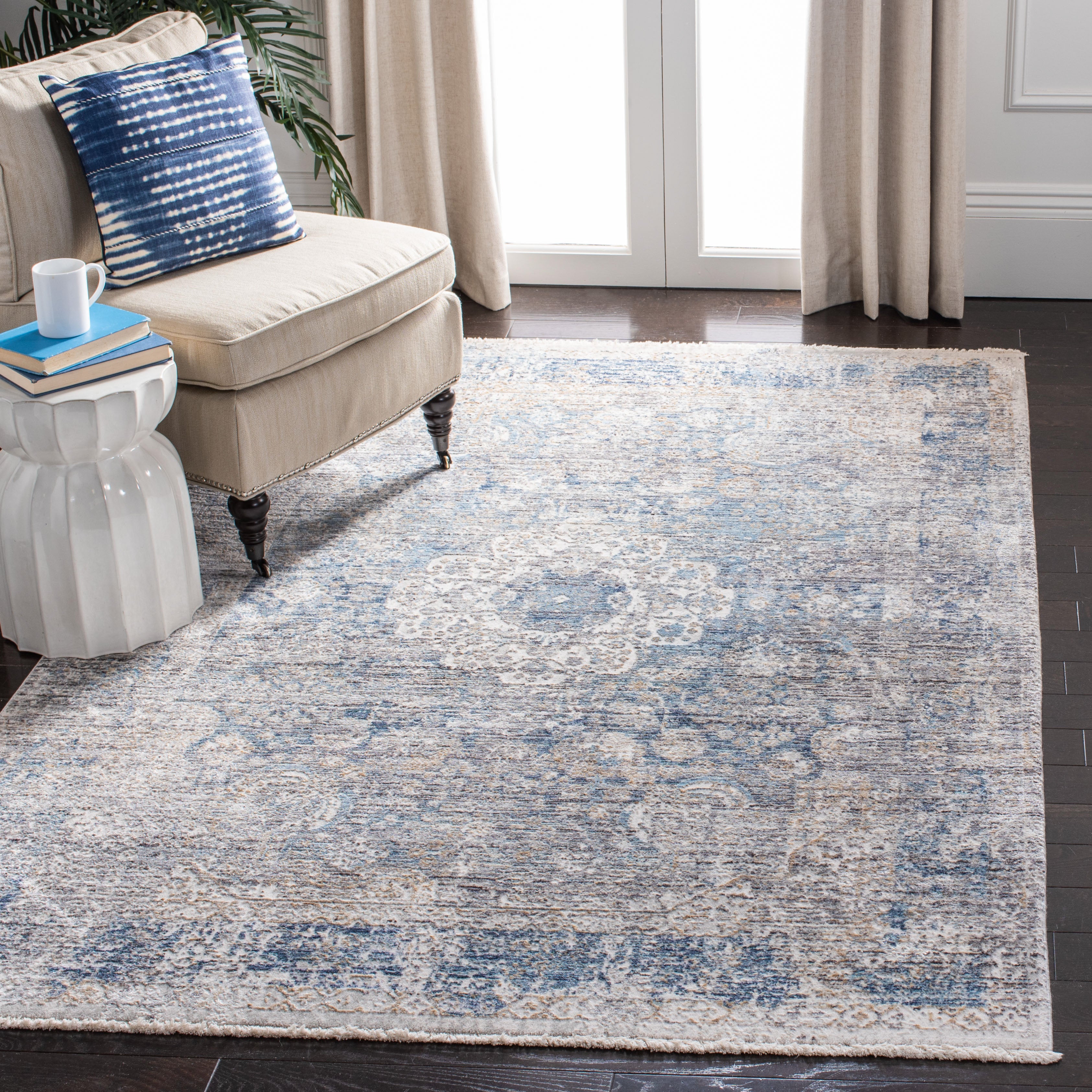 Safavieh Dream 410 Rug, DRM410 - Grey / Blue