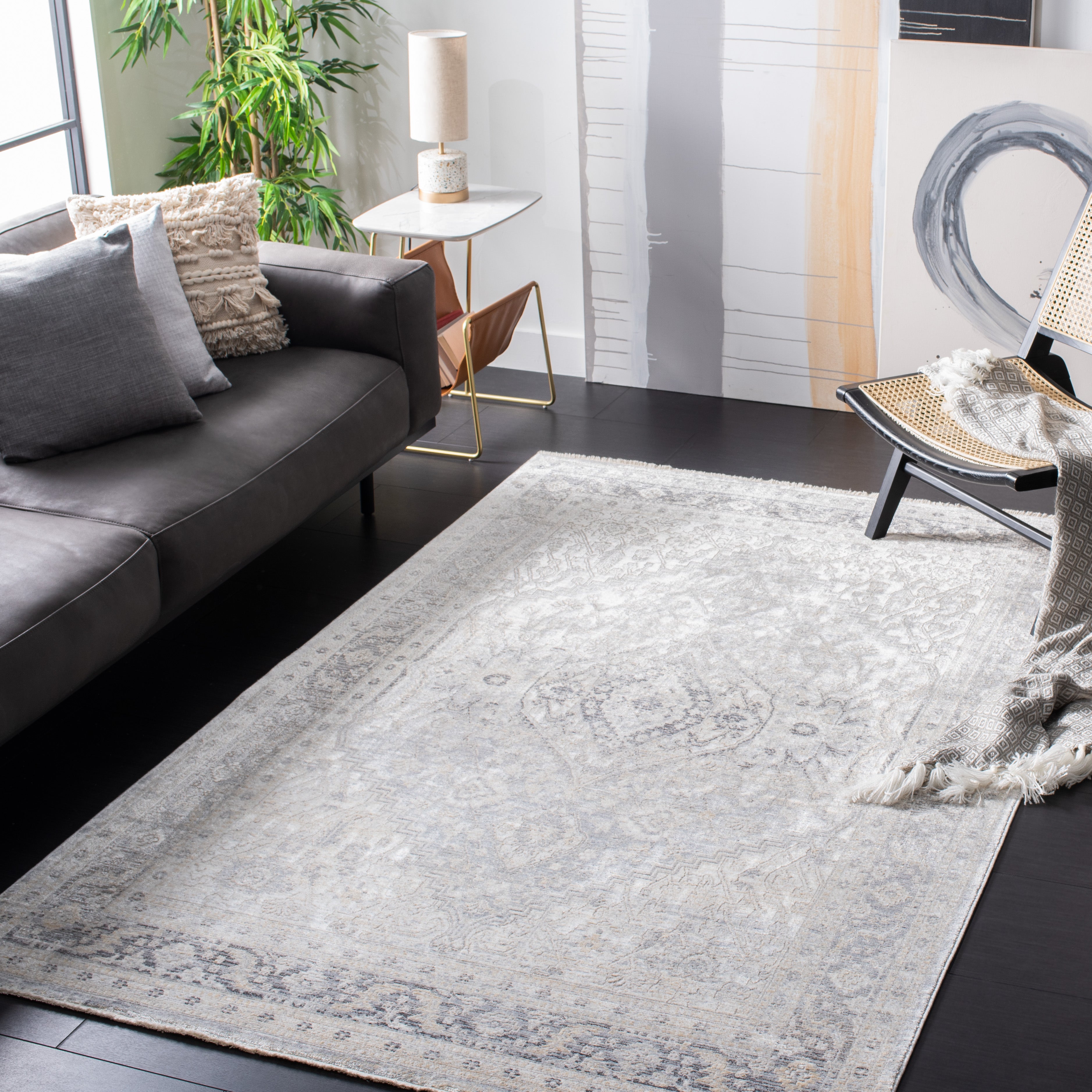 Safavieh Dream 411 Rug, DRM411 - Grey / Ivory