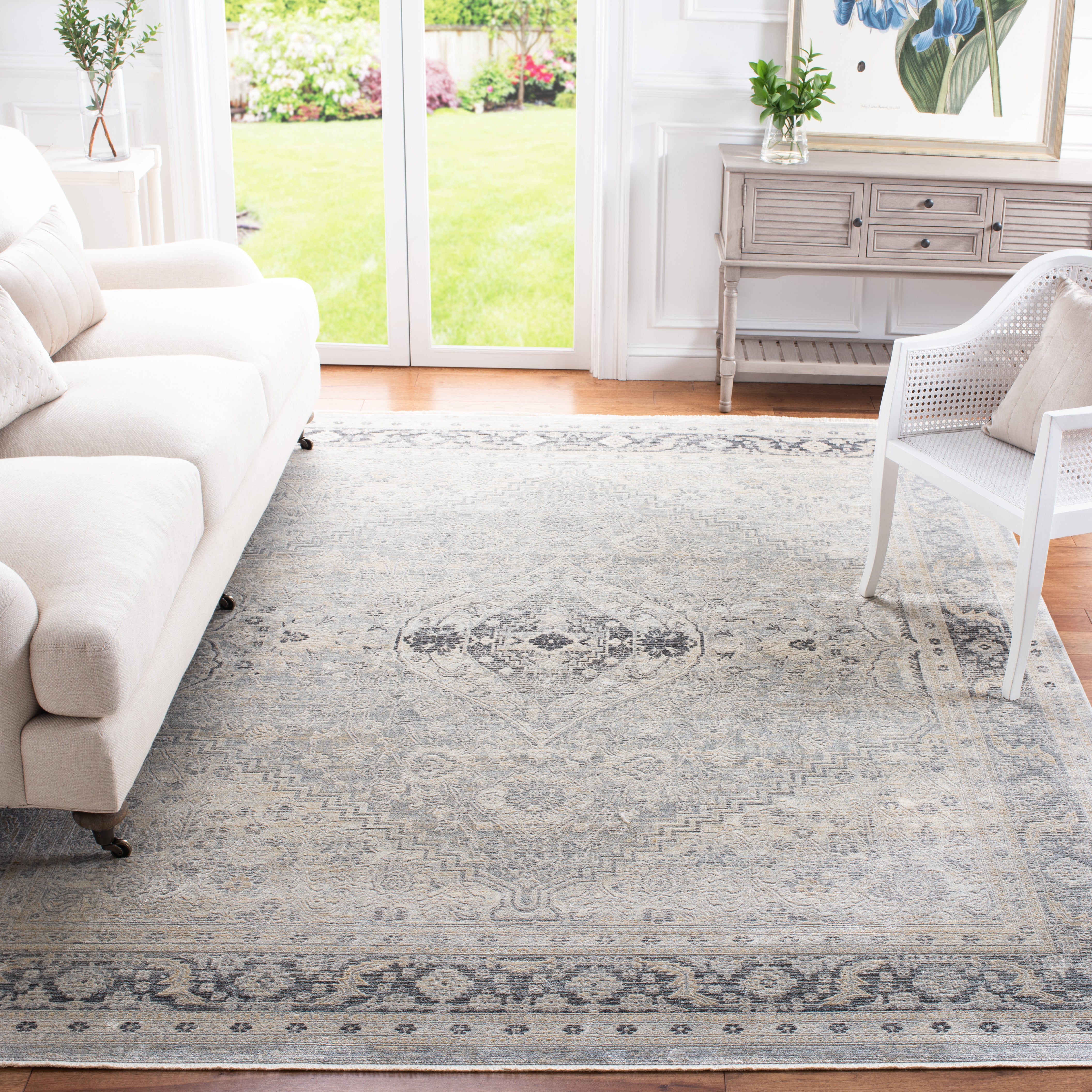 Safavieh Dream 411 Rug, DRM411 - Grey / Ivory