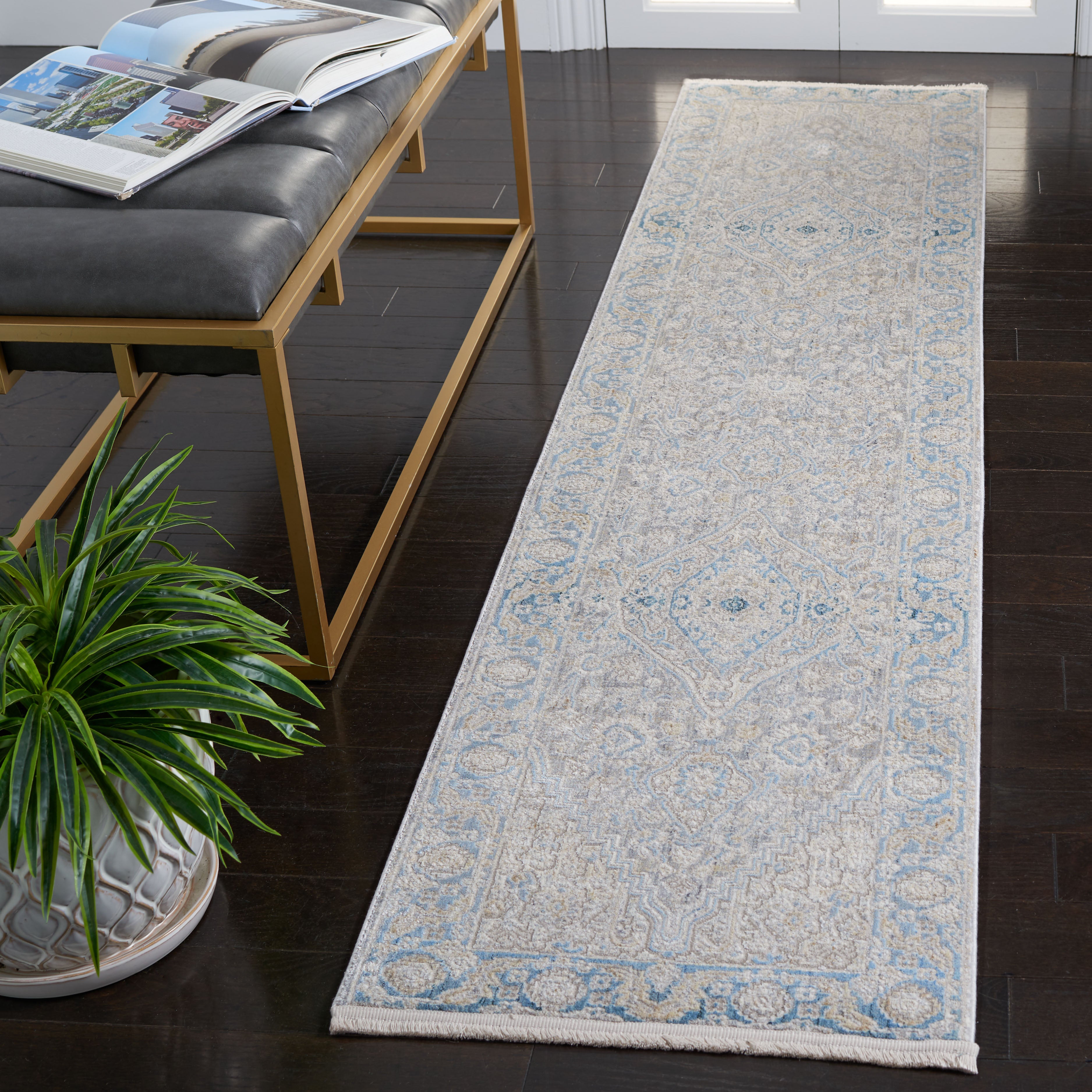 Safavieh Dream 411 Rug, DRM411 - Grey / Blue