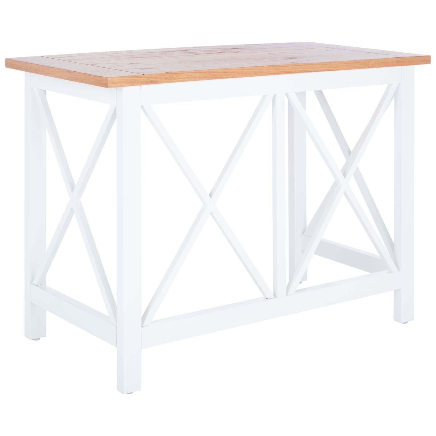 Safavieh Freyr Desk , DSK5008 - Natural / White