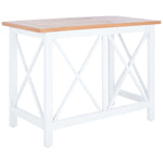 Safavieh Freyr Desk , DSK5008 - Natural / White