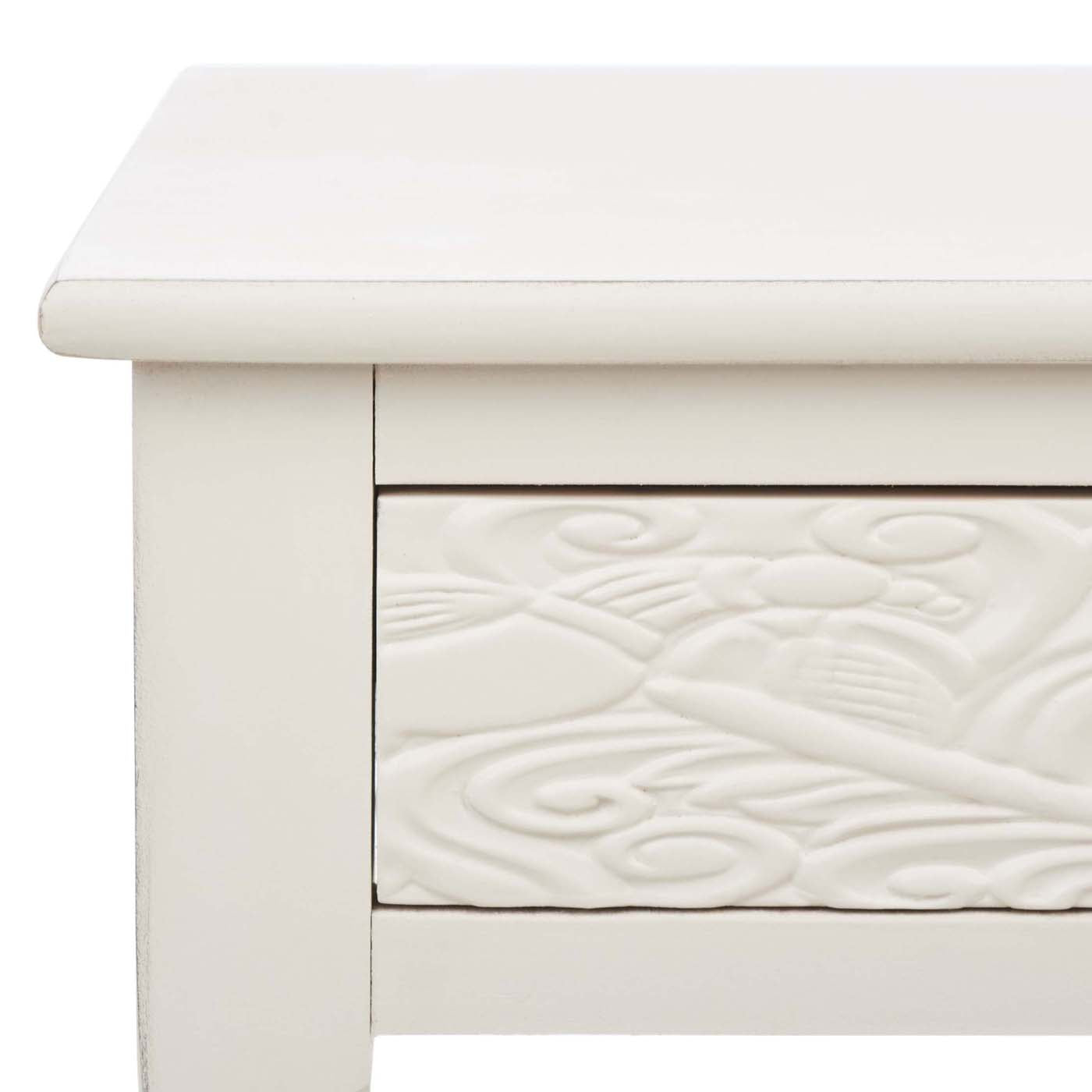 Safavieh Ryleigh 2 Drawer Desk , DSK5706 - Distrssed White