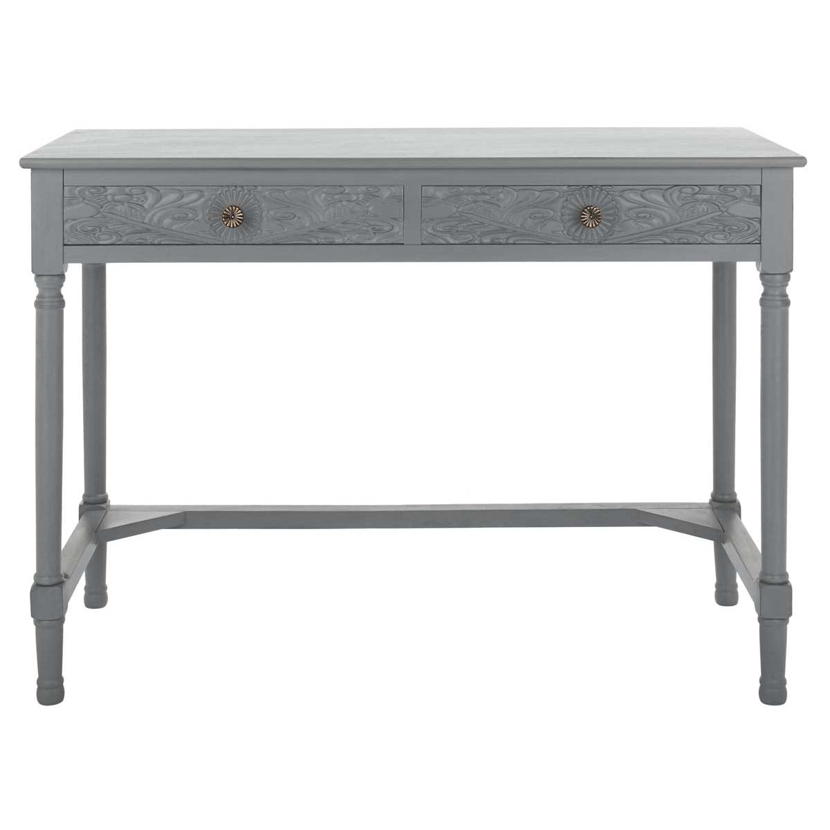 Safavieh Ryleigh 2 Drawer Desk , DSK5706 - Distressed Grey