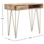 Safavieh Marigold Desk , DSK9001 - Natural/Mango Wood