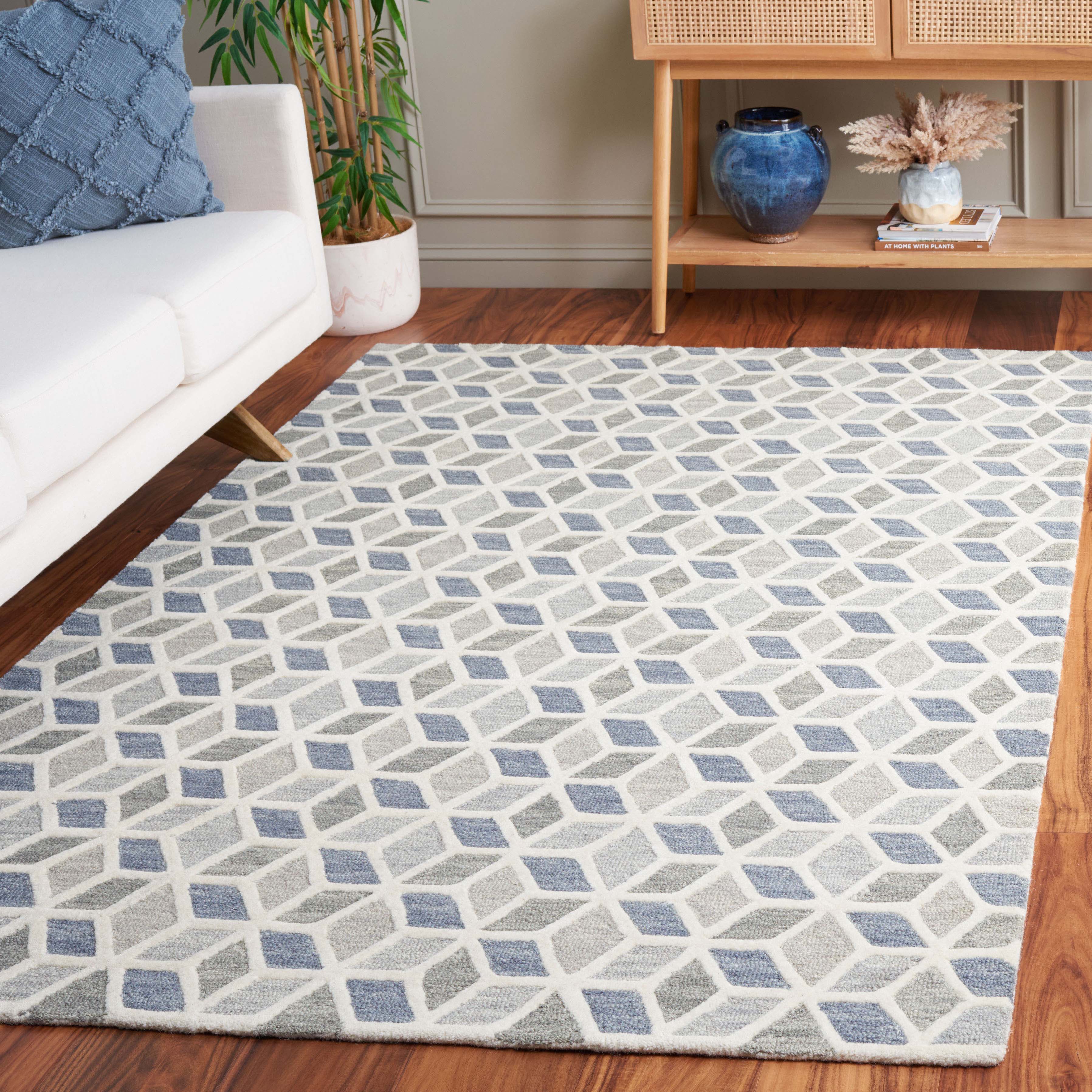 Safavieh Ebony 656 Rug, EBN656 - Ivory / Grey