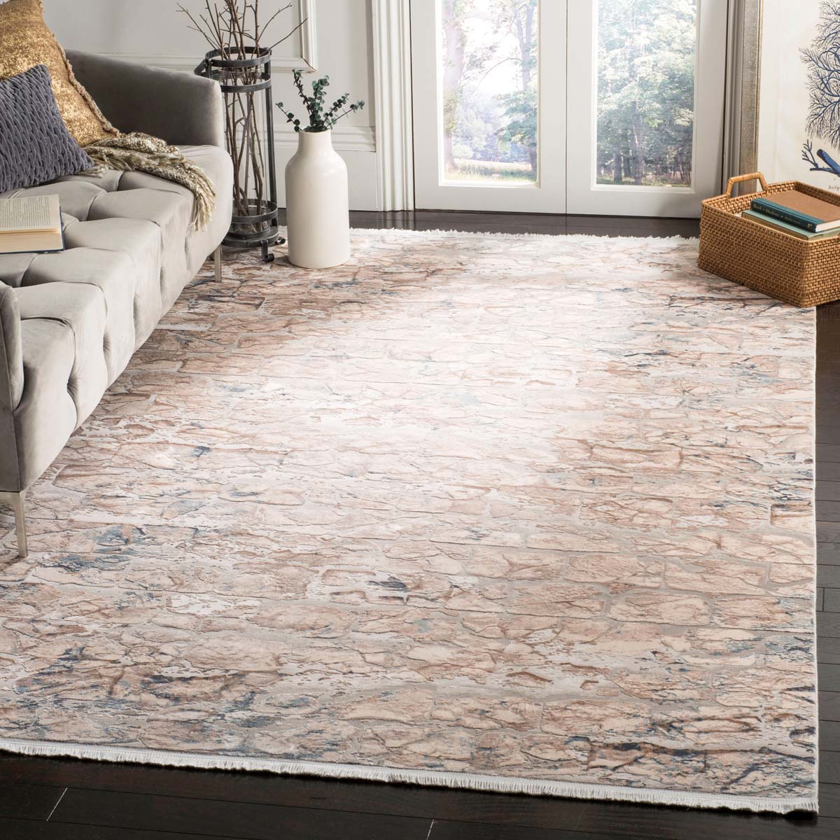 Safavieh Eclipse 100 185 Rug, ECL185 - Beige / Light Grey