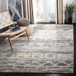 Safavieh Elements 181 Rug, ELM181 - Light Blue / Beige