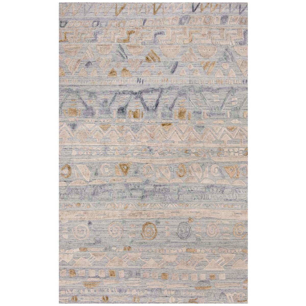 Safavieh Elements 181 Rug, ELM181 - Light Blue / Beige