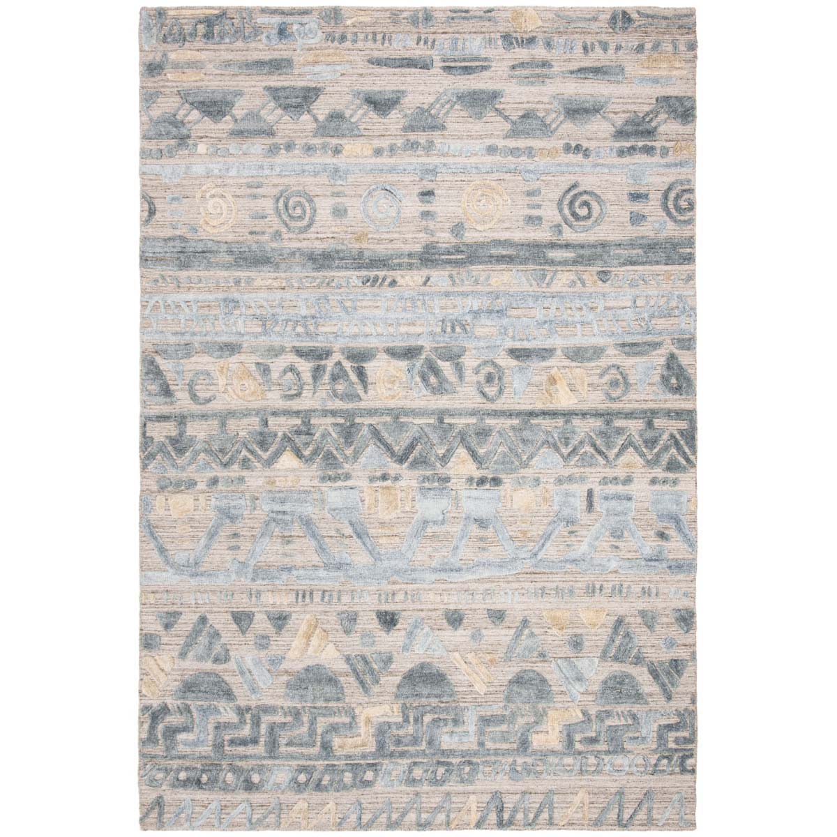 Safavieh Elements 181 Rug, ELM181 - Light Blue / Beige