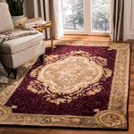 Safavieh Empire 414 Rug, EM414 - Dark Red / Dark Beige