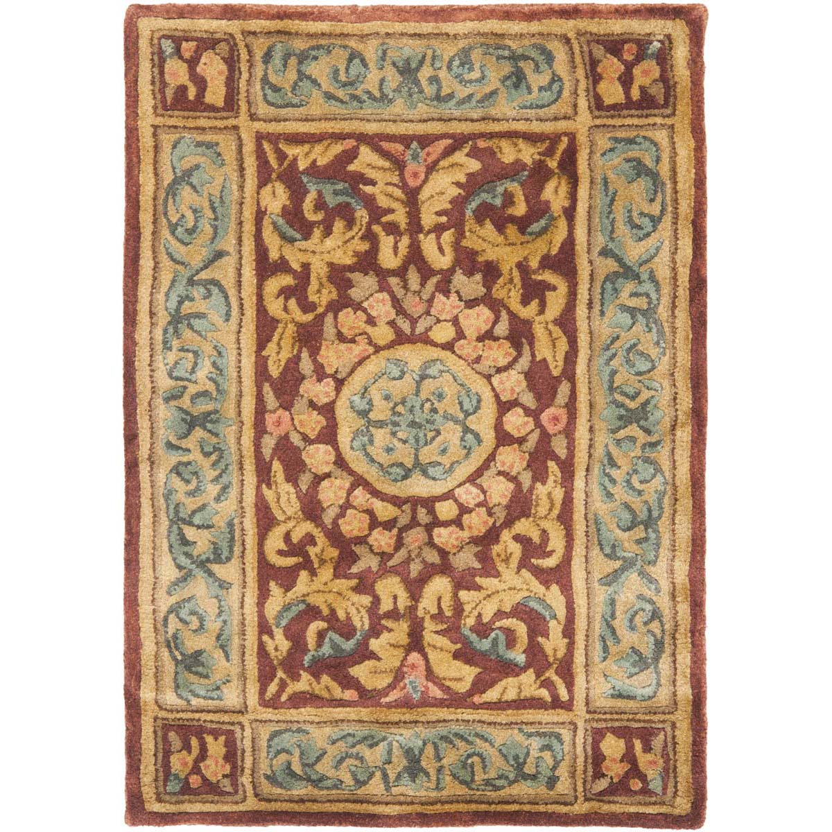 Safavieh Empire 21A Rug, EM421A - Burgundy / Gold