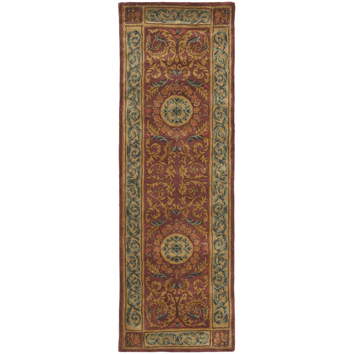 Safavieh Empire 21A Rug, EM421A - Burgundy / Gold