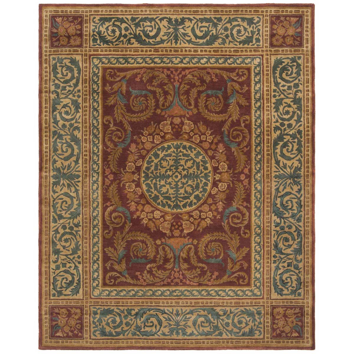 Safavieh Empire 21A Rug, EM421A - Burgundy / Gold