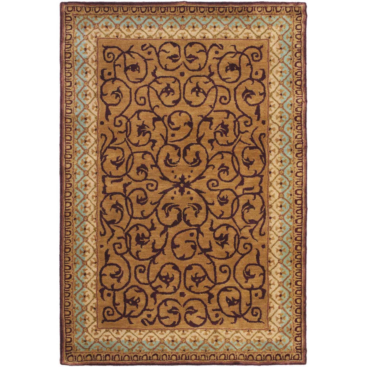 Safavieh Empire 25A Rug, EM425A - Brown / Blue