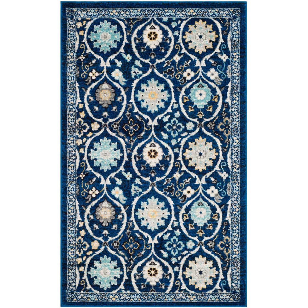 Safavieh Evoke 210 Rug, EVK210 - ROYAL / IVORY