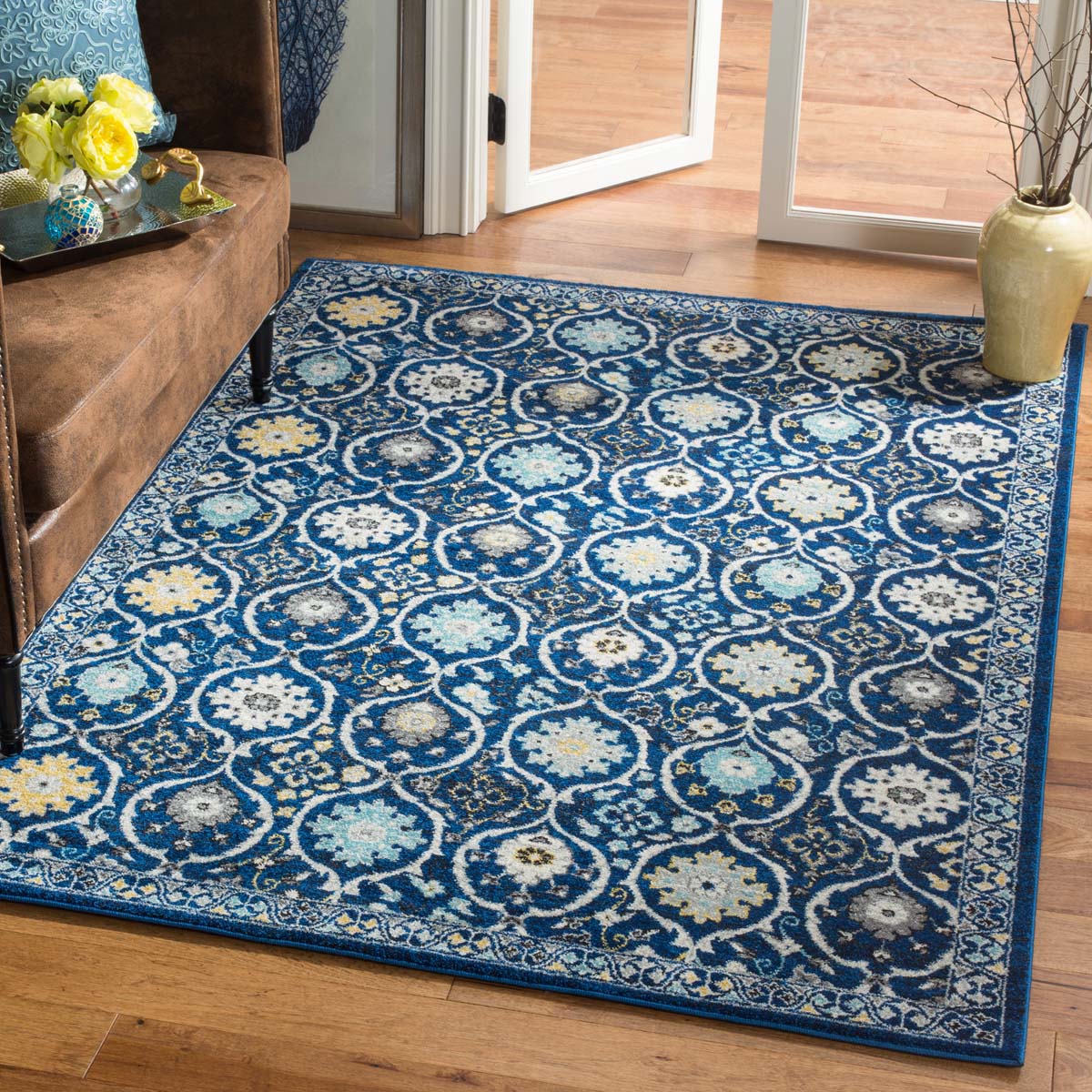 Safavieh Evoke 210 Rug, EVK210 - ROYAL / IVORY