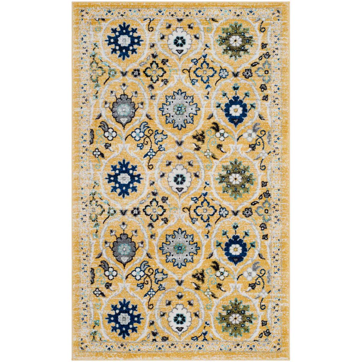 Safavieh Evoke 210 Rug, EVK210 - GOLD / IVORY