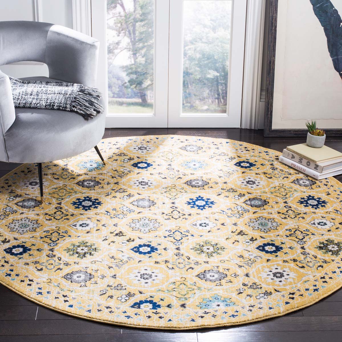 Safavieh Evoke 210 Rug, EVK210 - GOLD / IVORY