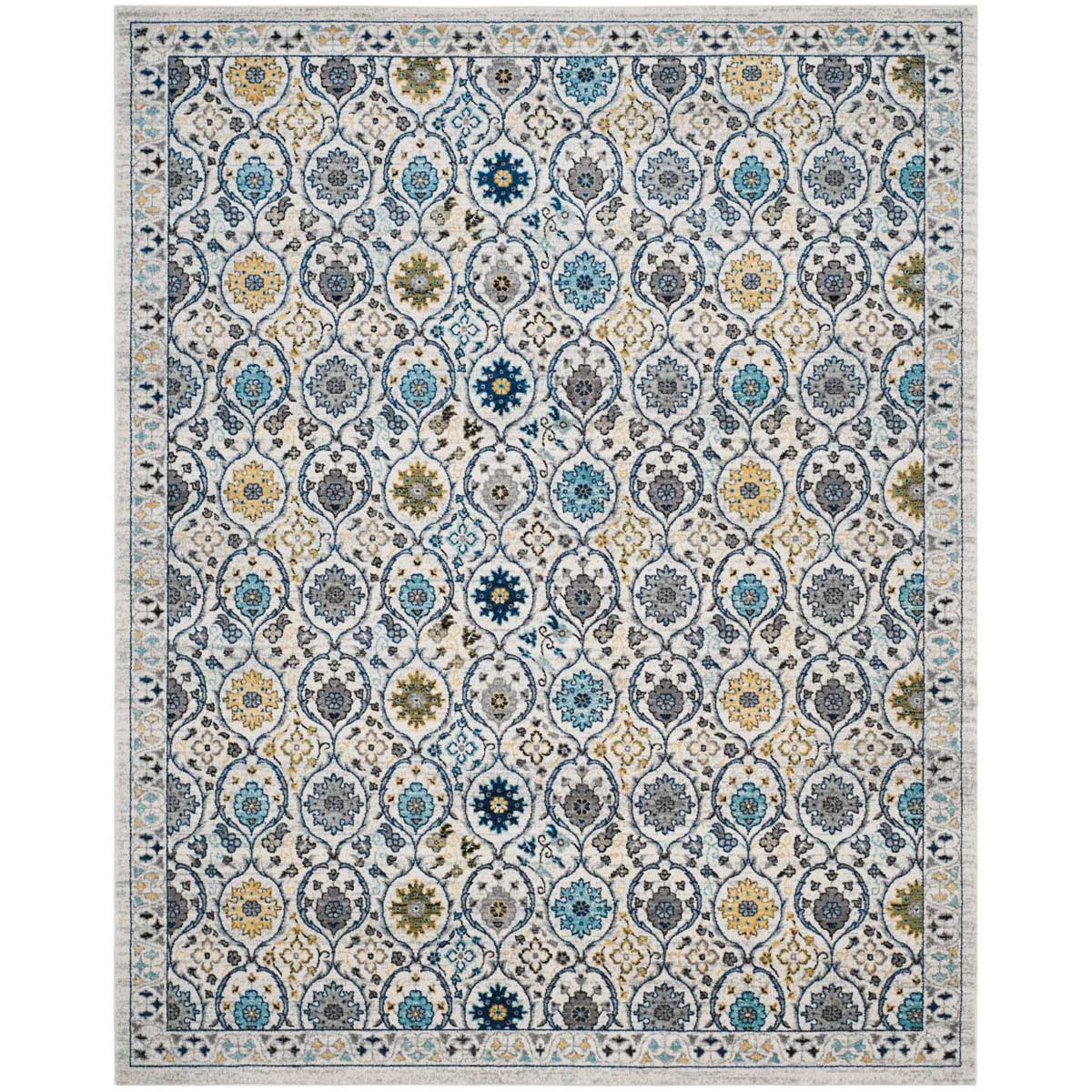 Safavieh Evoke 210 Rug, EVK210 - IVORY / BLUE