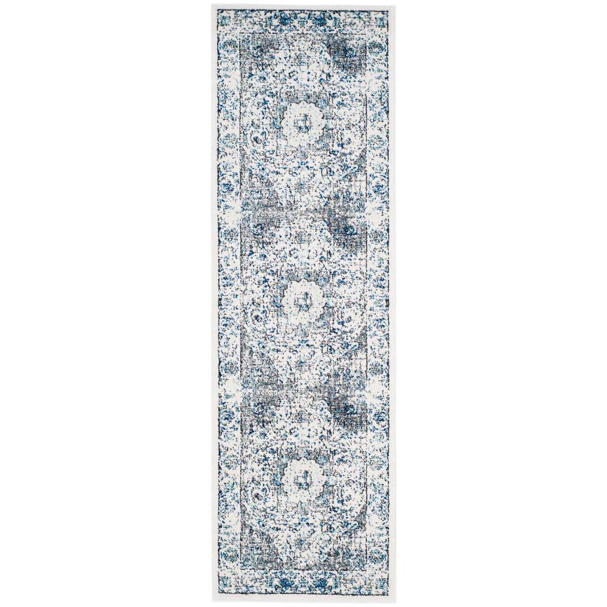 Safavieh Evoke 220 Rug, Grey, EVK220 - Ivory / Grey