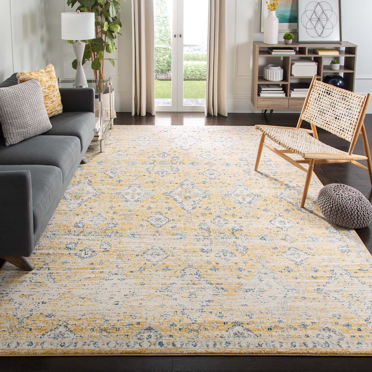 Safavieh Evoke 224 Rug, EVK224 - GOLD / IVORY