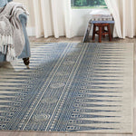 Safavieh Evoke 226 Rug, EVK226 - IVORY / BLUE