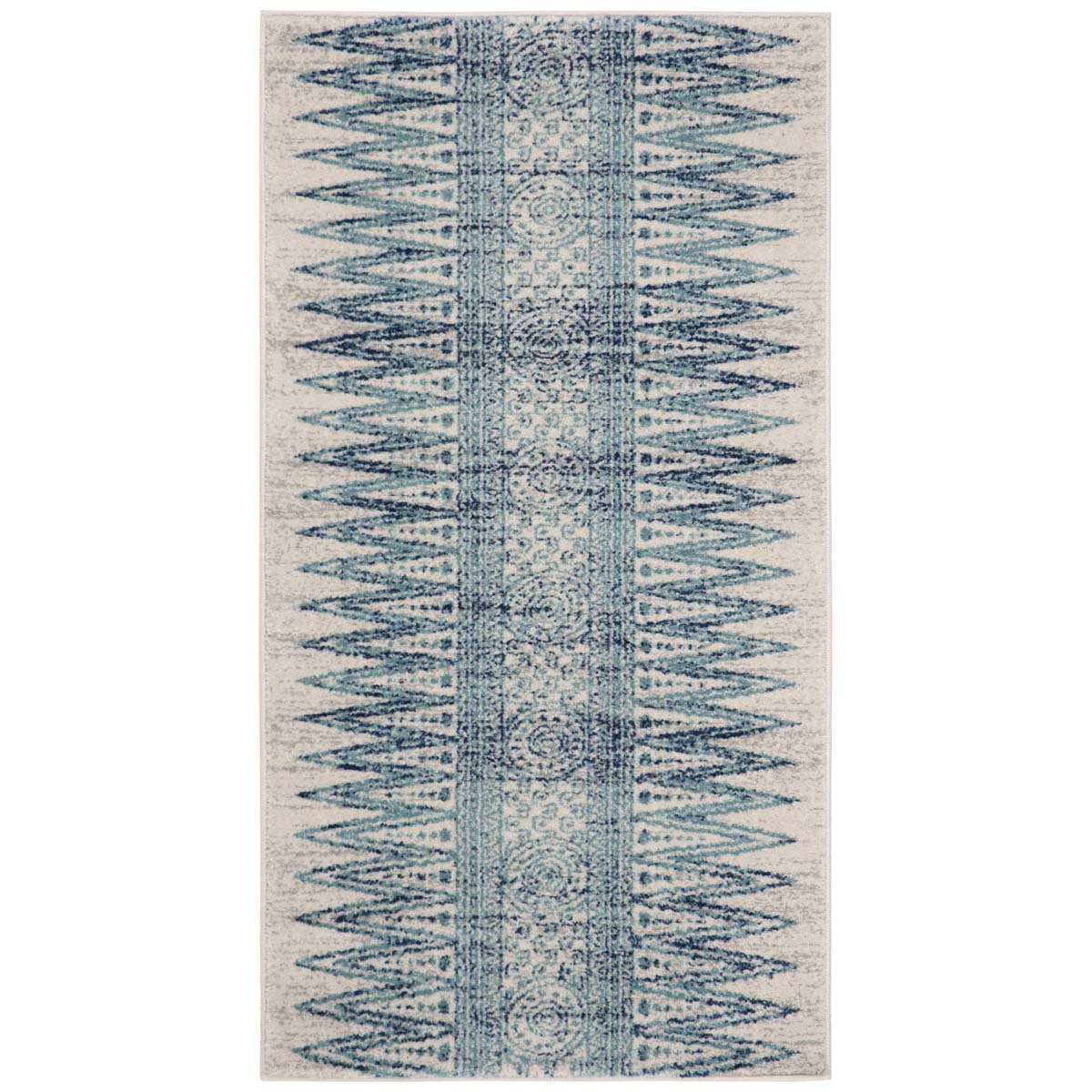 Safavieh Evoke 226 Rug, EVK226 - IVORY / TURQUOISE