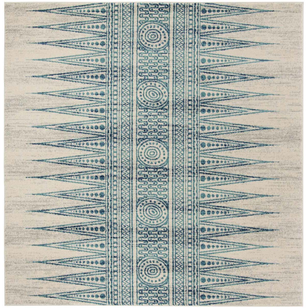 Safavieh Evoke 226 Rug, EVK226 - IVORY / TURQUOISE