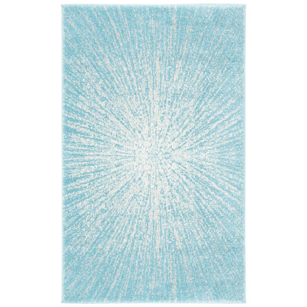 Safavieh Evoke 228 Rug, Blue, EVK228 - Aqua / Ivory