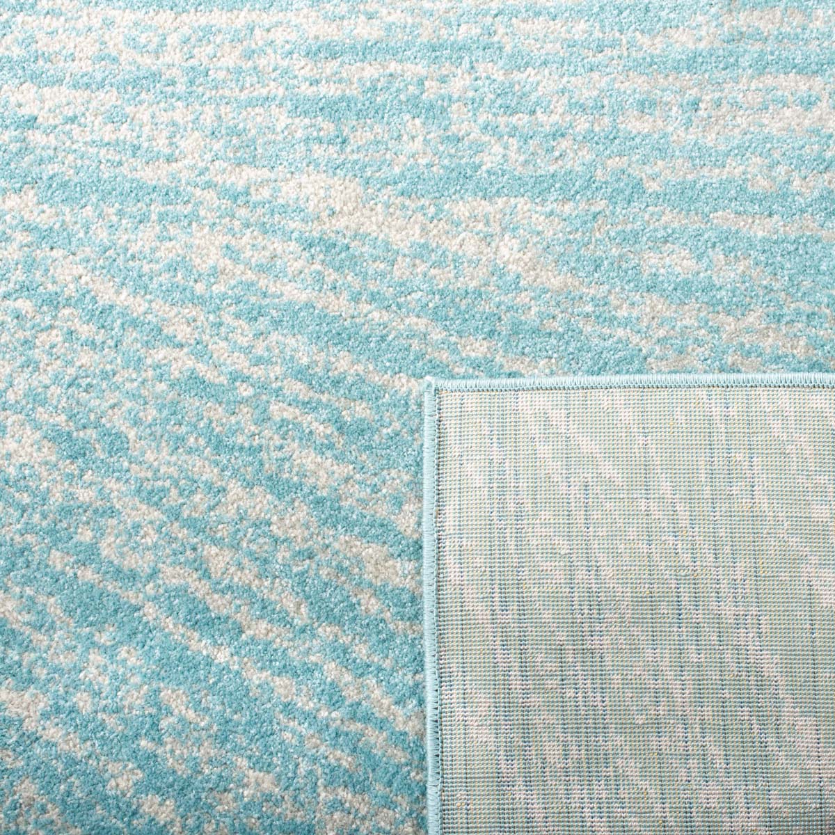 Safavieh Evoke 228 Rug, Blue, EVK228 - Aqua / Ivory