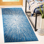 Safavieh Evoke 228 Rug, Blue, EVK228 - Navy / Ivory