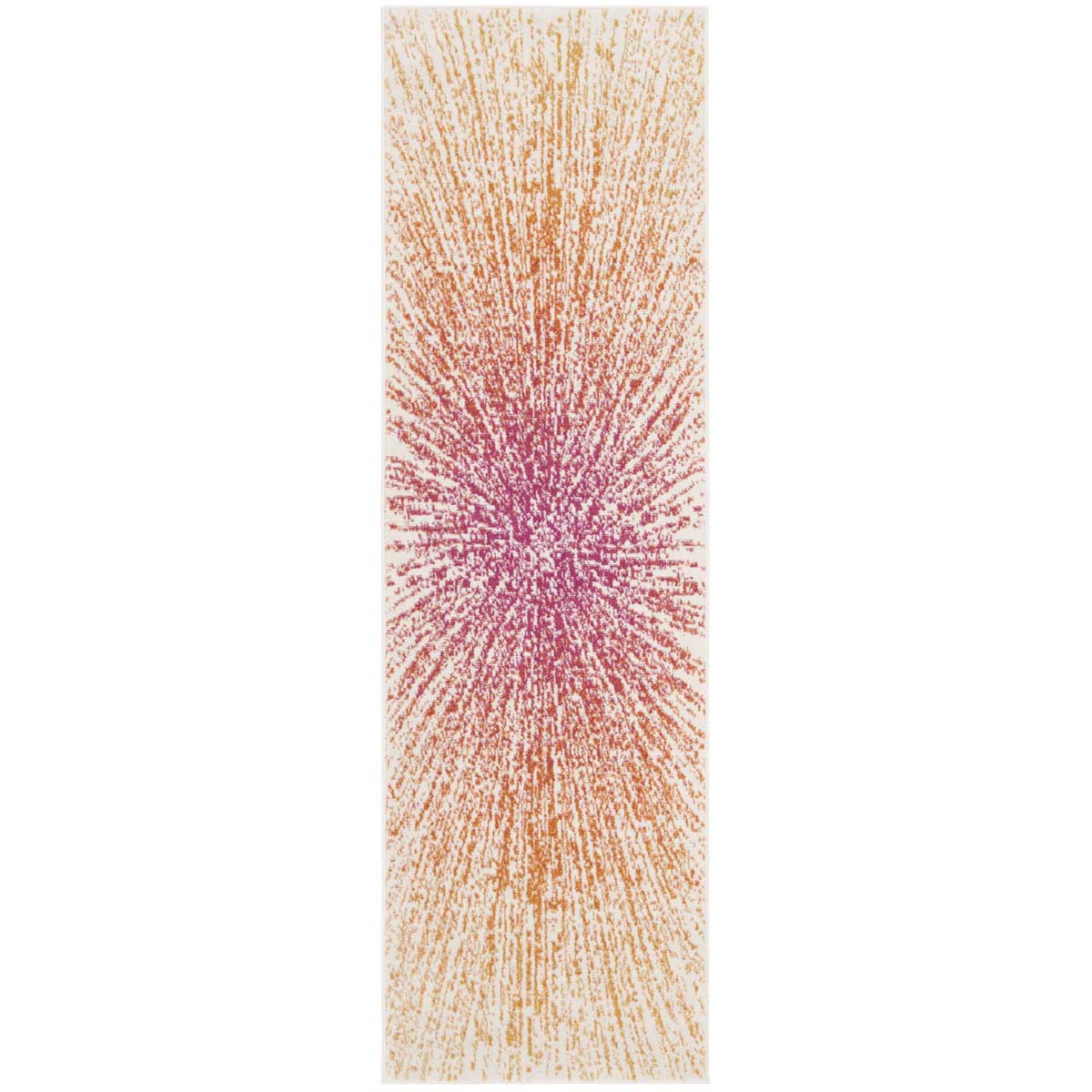 Safavieh Evoke 228 Rug, White, EVK228 - Fuchsia / Cream