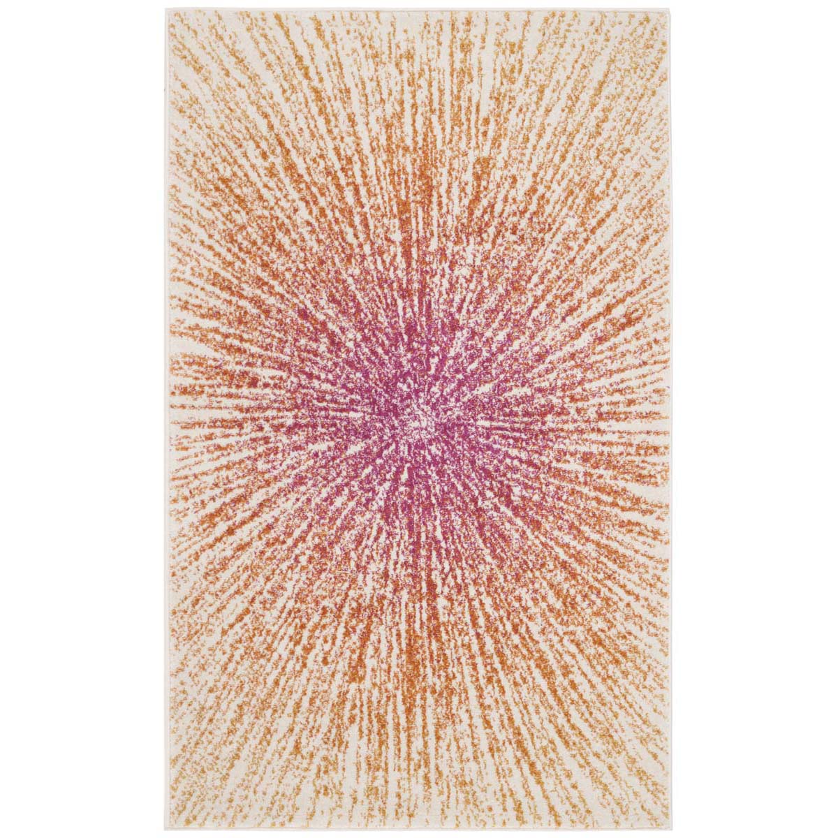 Safavieh Evoke 228 Rug, White, EVK228 - Fuchsia / Cream