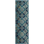 Safavieh Evoke 230 Rug, EVK230 - ROYAL / LIGHT BLUE