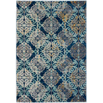 Safavieh Evoke 230 Rug, EVK230 - ROYAL / LIGHT BLUE