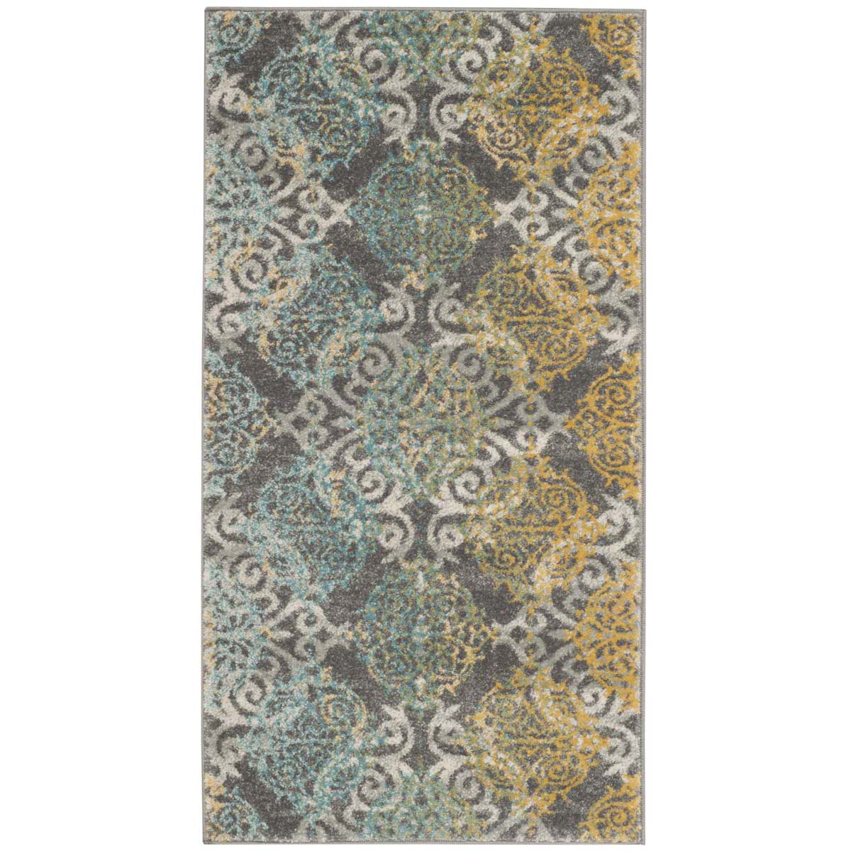 Safavieh Evoke 230 Rug, EVK230 - GREY / IVORY