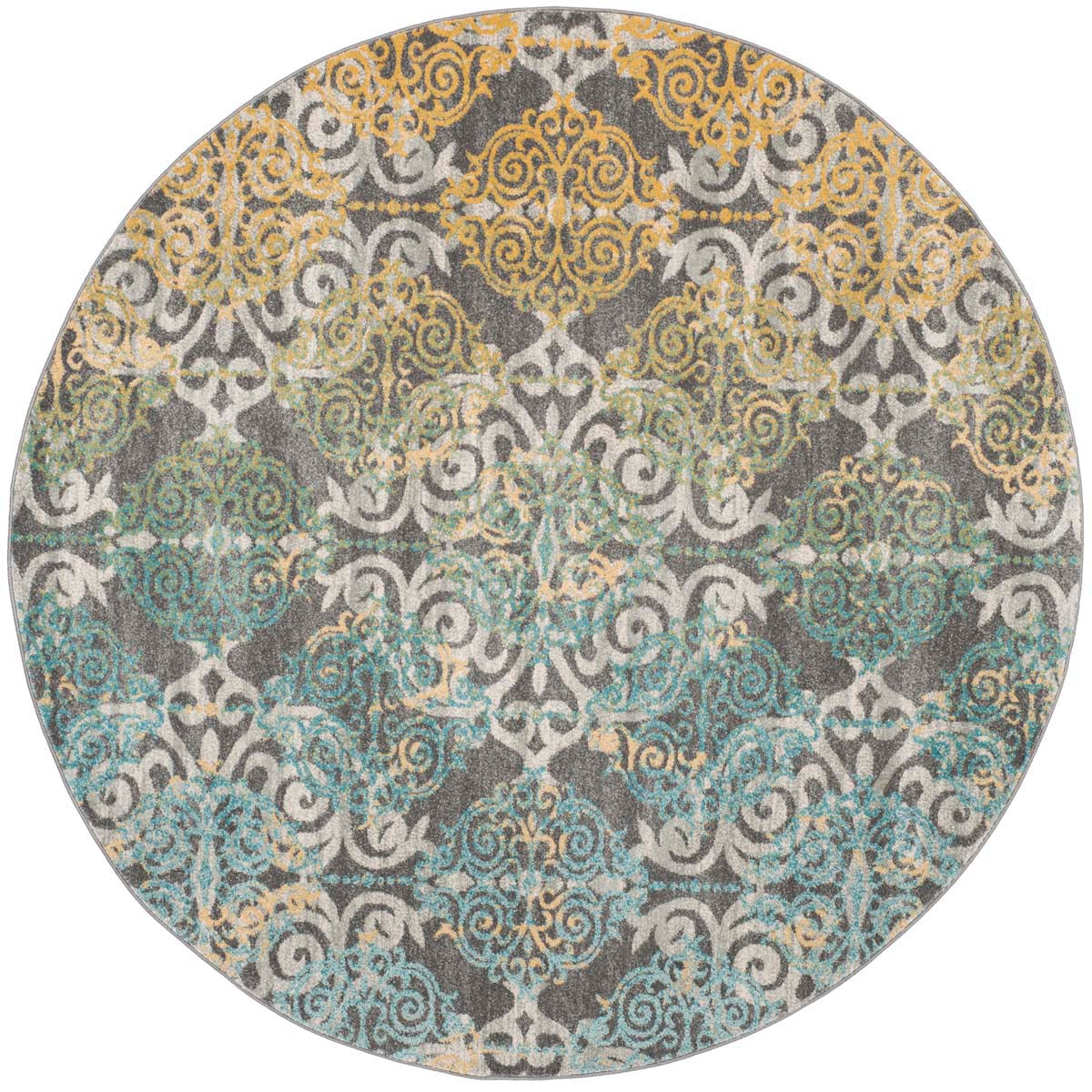 Safavieh Evoke 230 Rug, EVK230 - GREY / IVORY