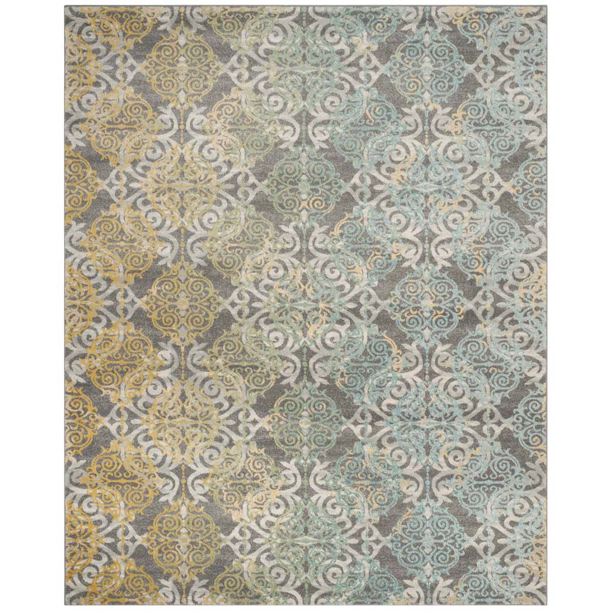 Safavieh Evoke 230 Rug, EVK230 - GREY / IVORY