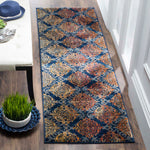 Safavieh Evoke 230 Rug, EVK230 - BLUE / ORANGE