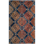 Safavieh Evoke 230 Rug, EVK230 - BLUE / ORANGE