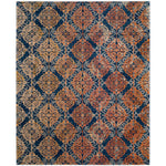 Safavieh Evoke 230 Rug, EVK230 - BLUE / ORANGE