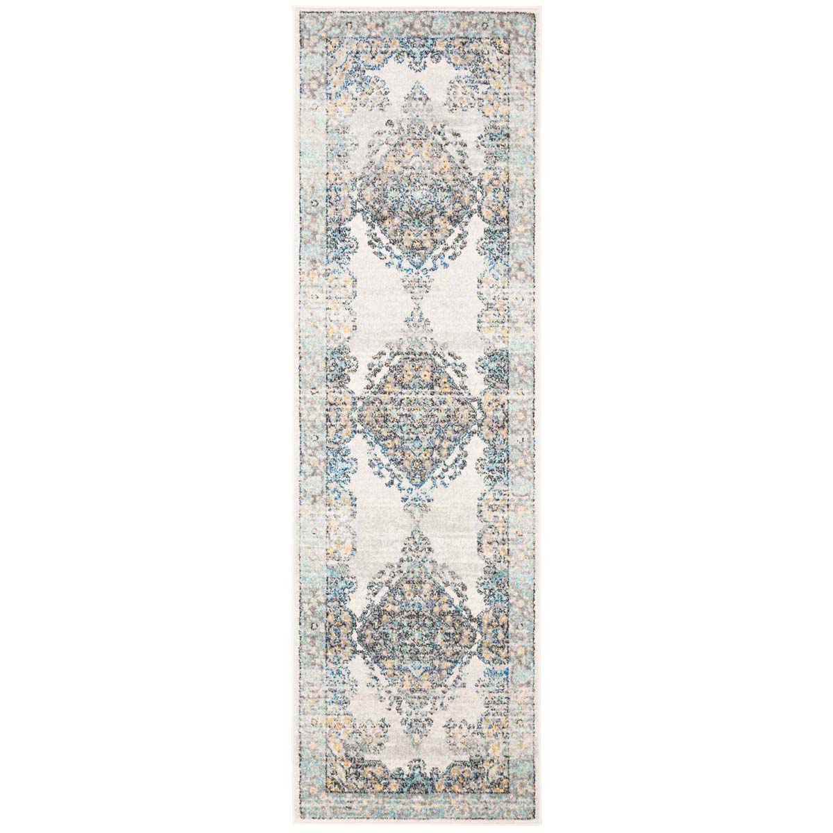 Safavieh Evoke 250 Rug, EVK250 - GREY / BLUE