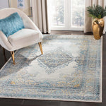 Safavieh Evoke 250 Rug, EVK250 - GREY / BLUE