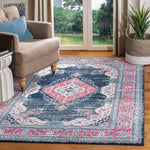 Safavieh Evoke 250 Rug, EVK250 - NAVY / FUCHSIA