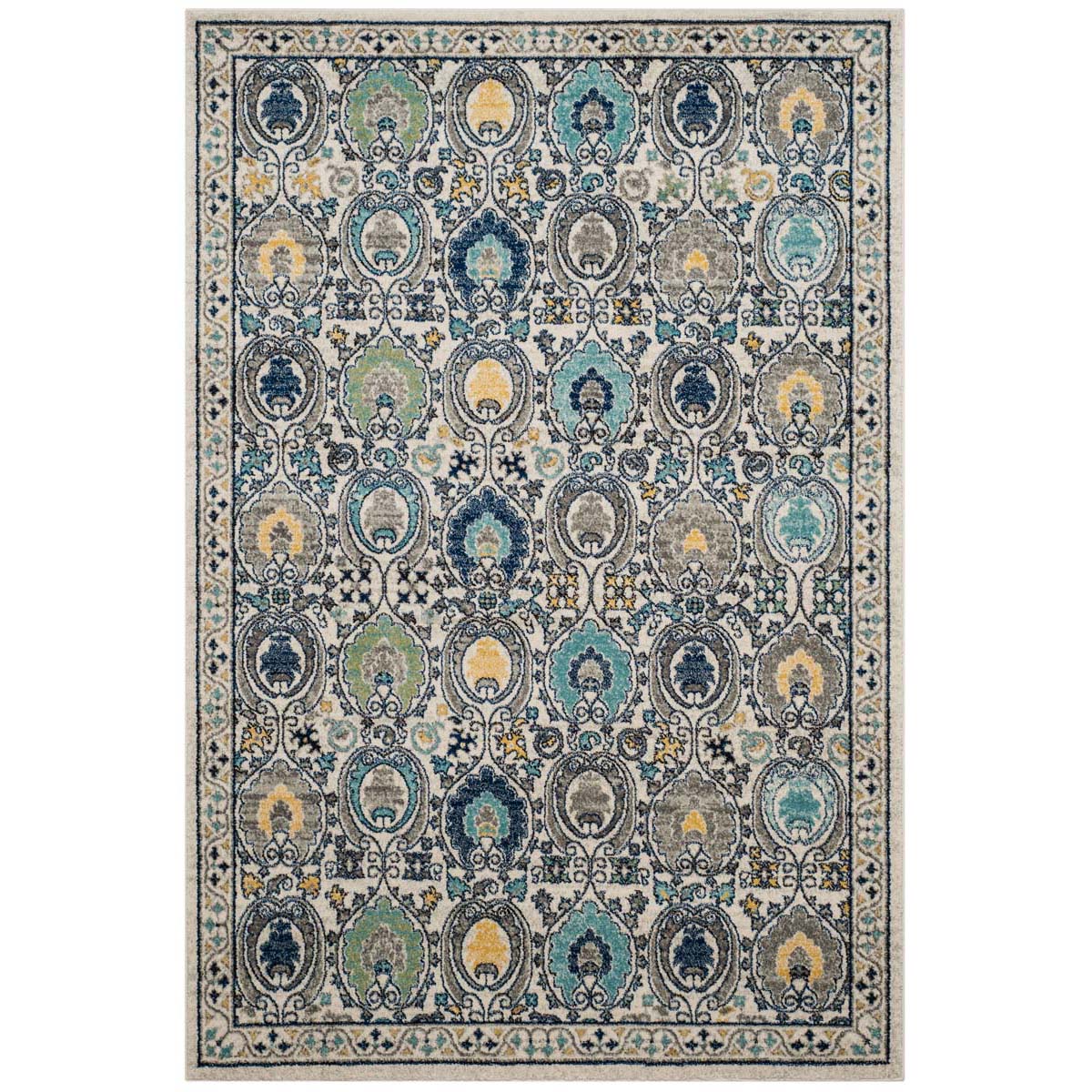 Safavieh Evoke 251 Rug, EVK251 - Ivory / Grey