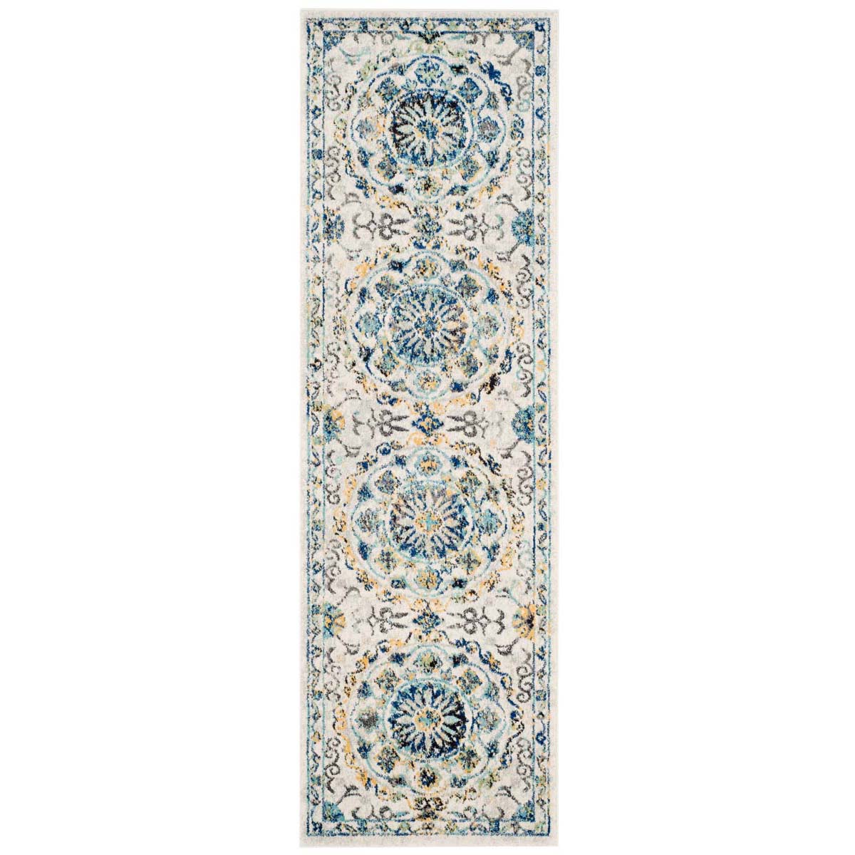 Safavieh Evoke 252 Rug, EVK252 - IVORY / BLUE