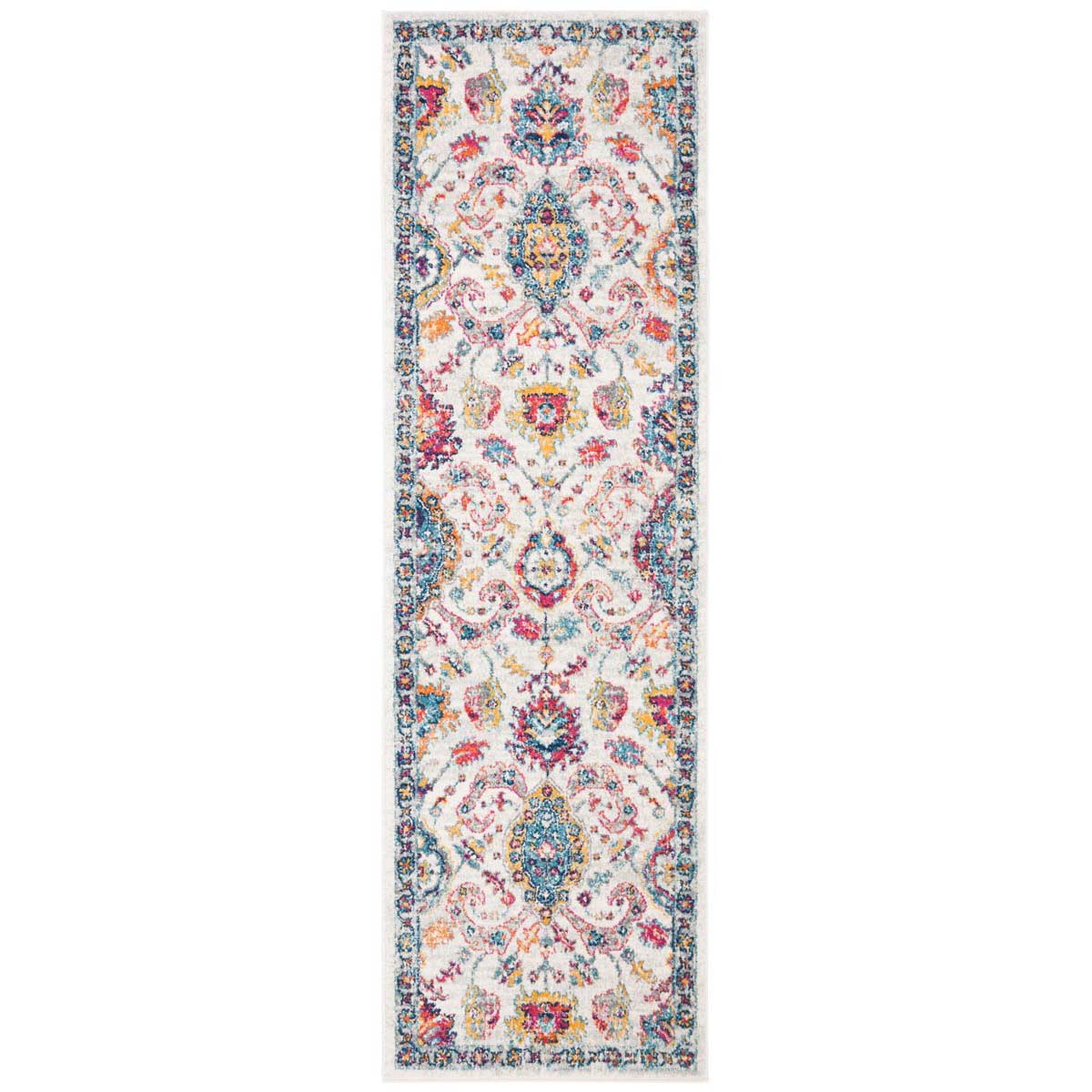 Safavieh Evoke 255 Rug, EVK255 - CREAM / ORANGE